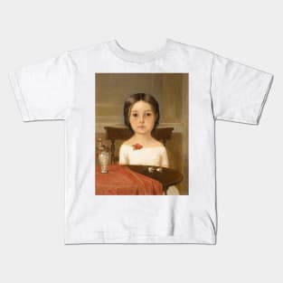 Millie Smith by Ford Madox Brown Kids T-Shirt